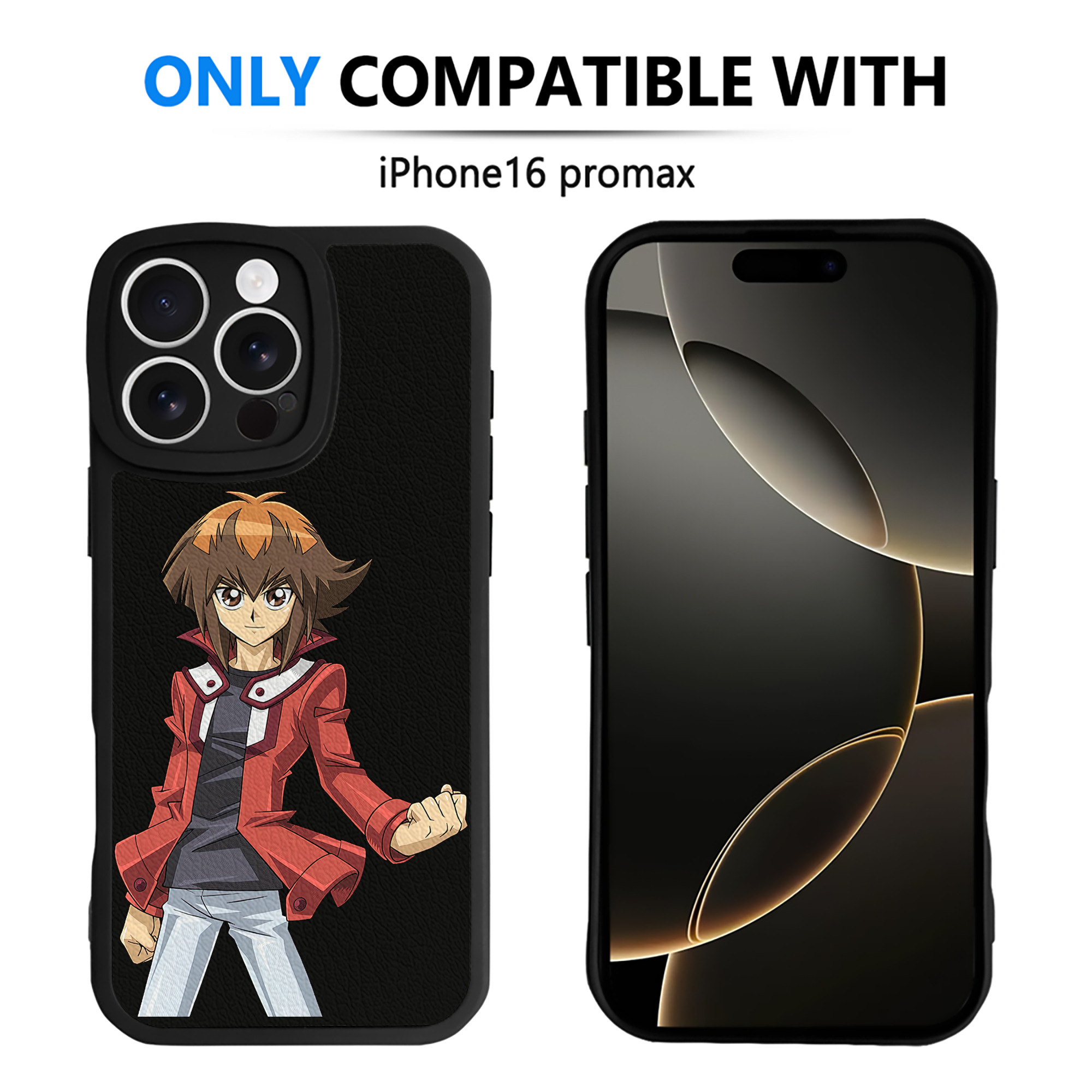 遊☆戯☆王 Yu-Gi-Oh! 【iPhone 16シリーズ対応】シリコンスマホケース（レザー調） 材質：シリコン